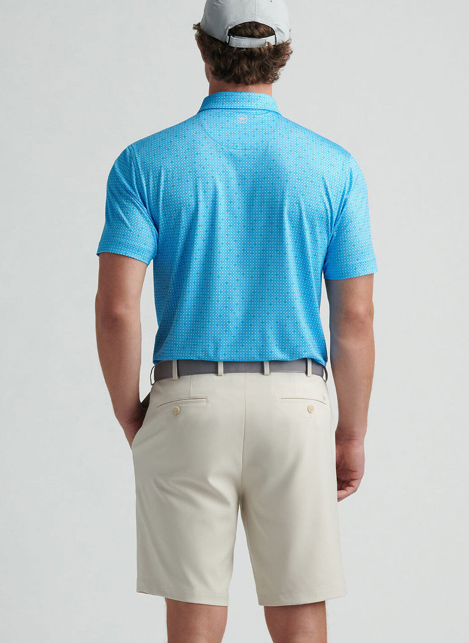 Peter Millar Castellina Performance Jersey Polo: Riverbed
