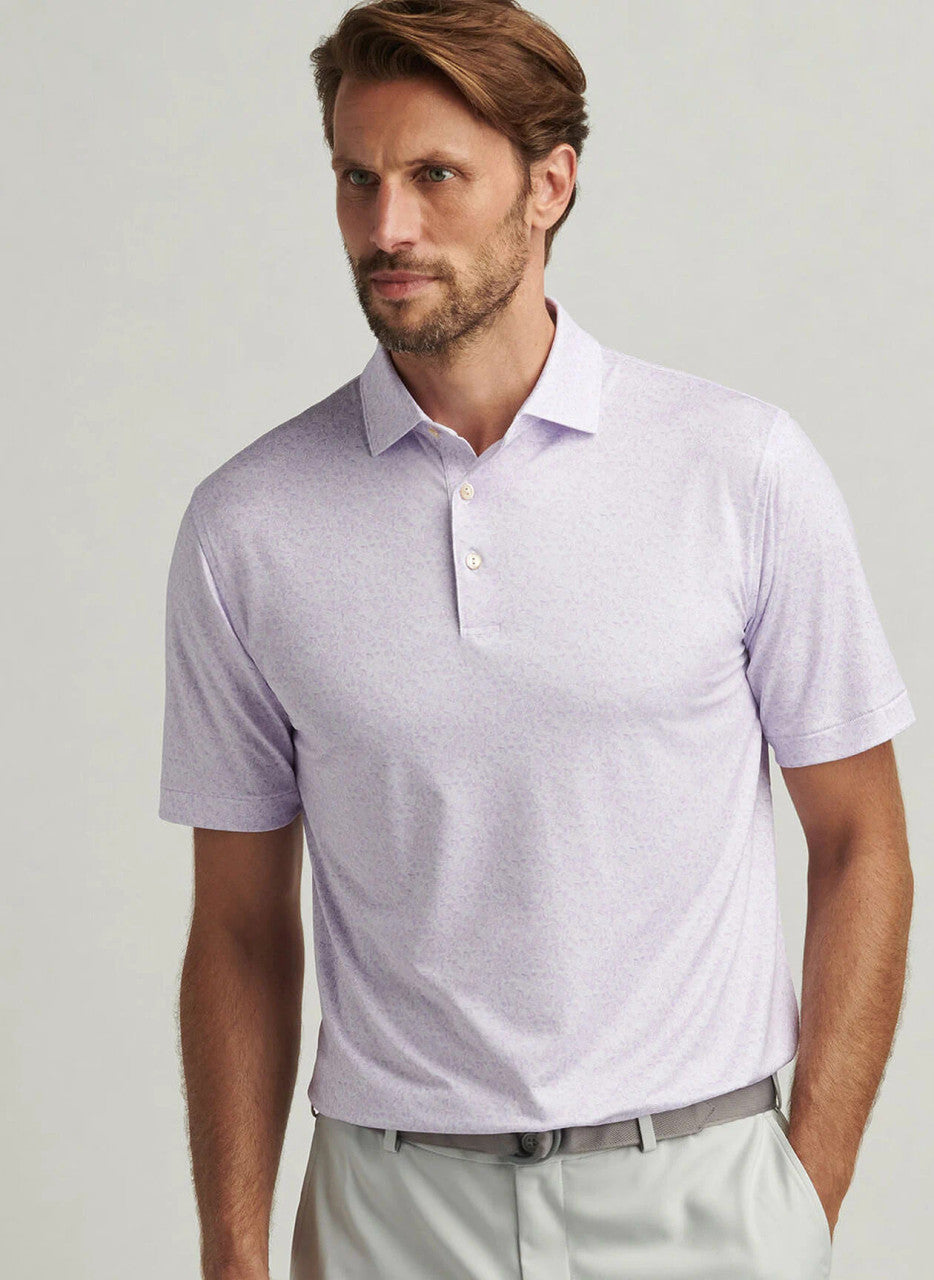  Peter Millar Getaway Performance Jersey Polo: White