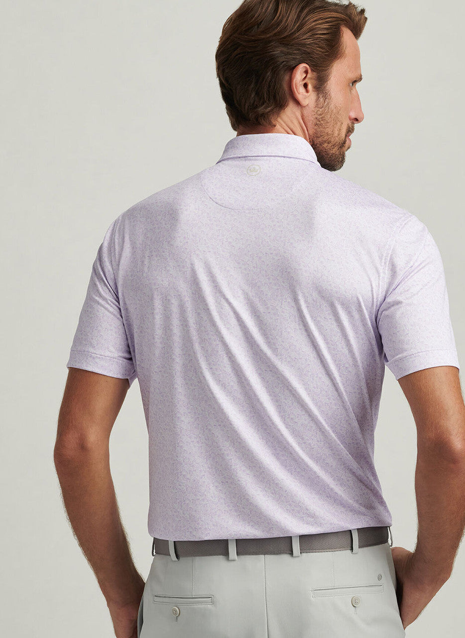  Peter Millar Getaway Performance Jersey Polo: White