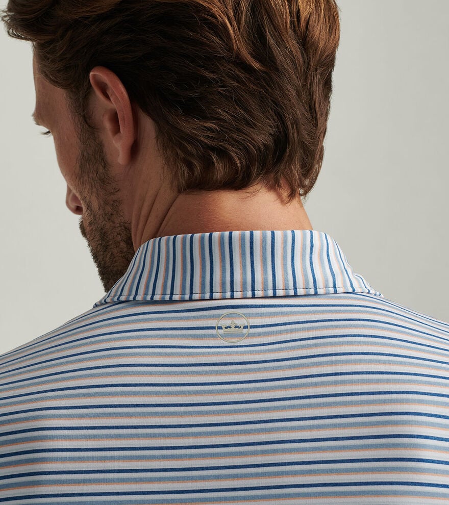  Peter Millar Avent Performance Jersey Polo: Sailor Blue