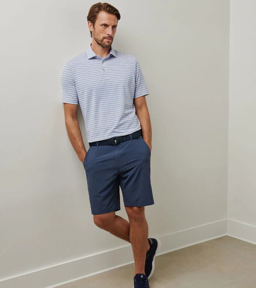  Peter Millar Avent Performance Jersey Polo: Sailor Blue
