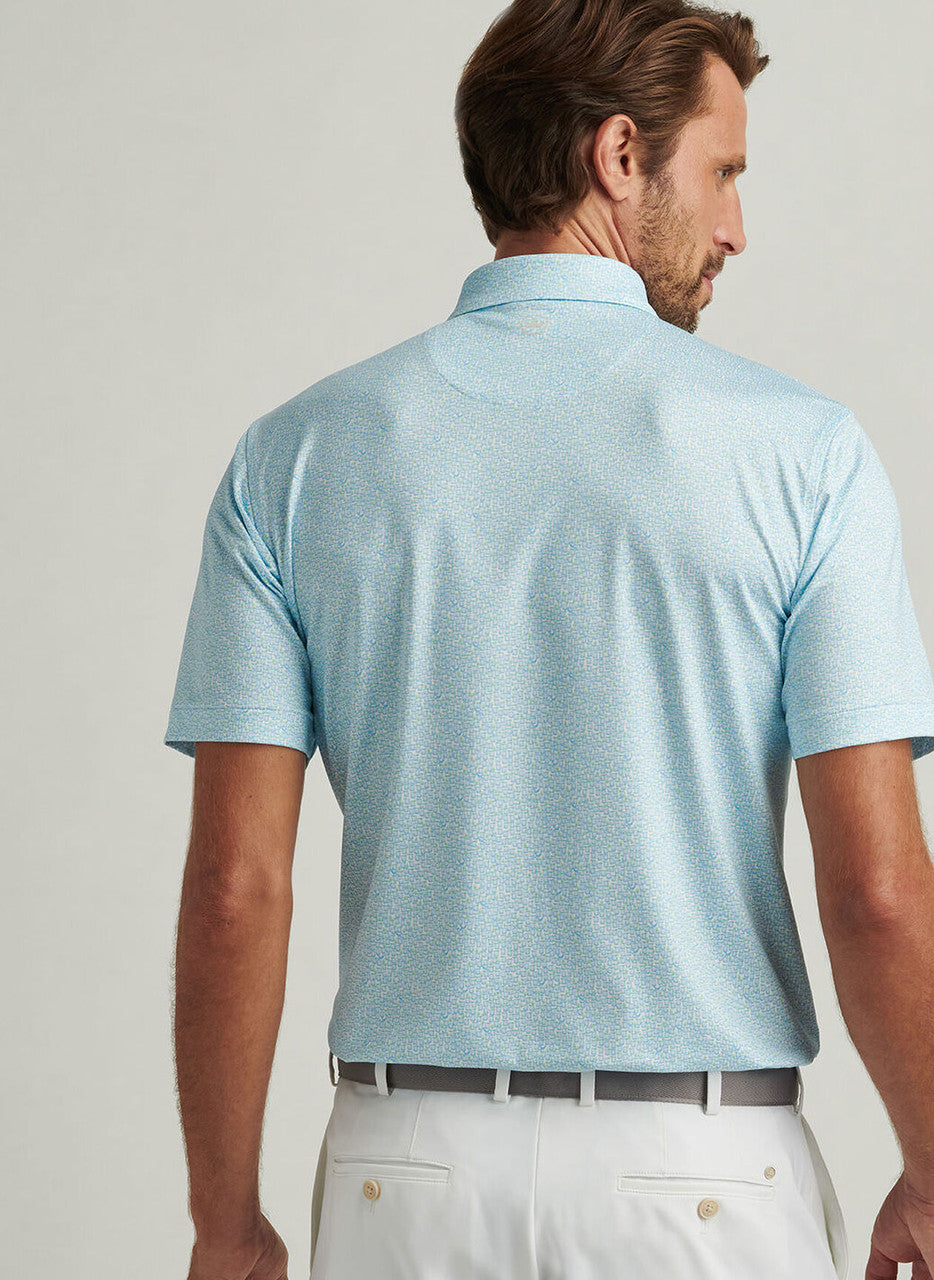  Peter Millar Mezcal Performance Jersey Polo: White