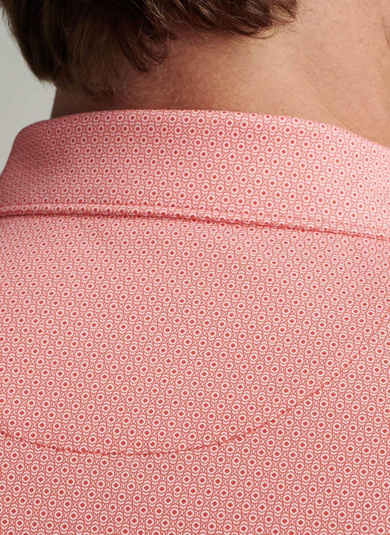  Peter Millar Featherweight Geo Links Polo: Azalea