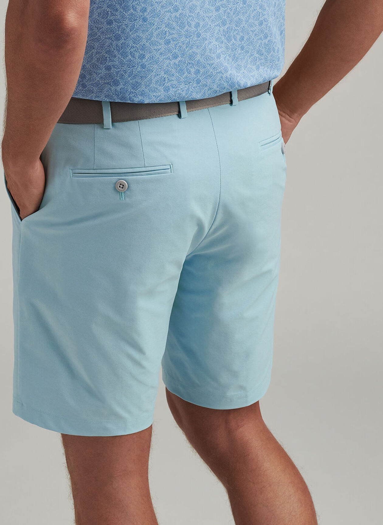  Peter Millar Crown Crafted Surge Performance Short: Blue Spruce