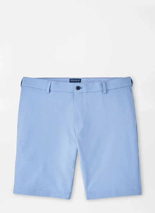  Peter Millar Crown Crafted Matlock Seersucker Performance Short: Angelite