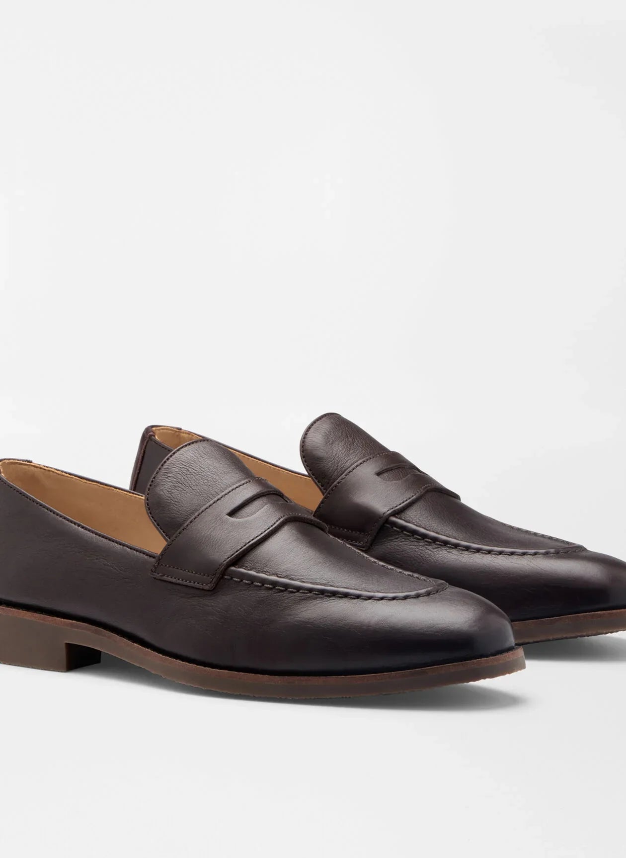  Peter Millar Madison Penny Loafer: Chocolate