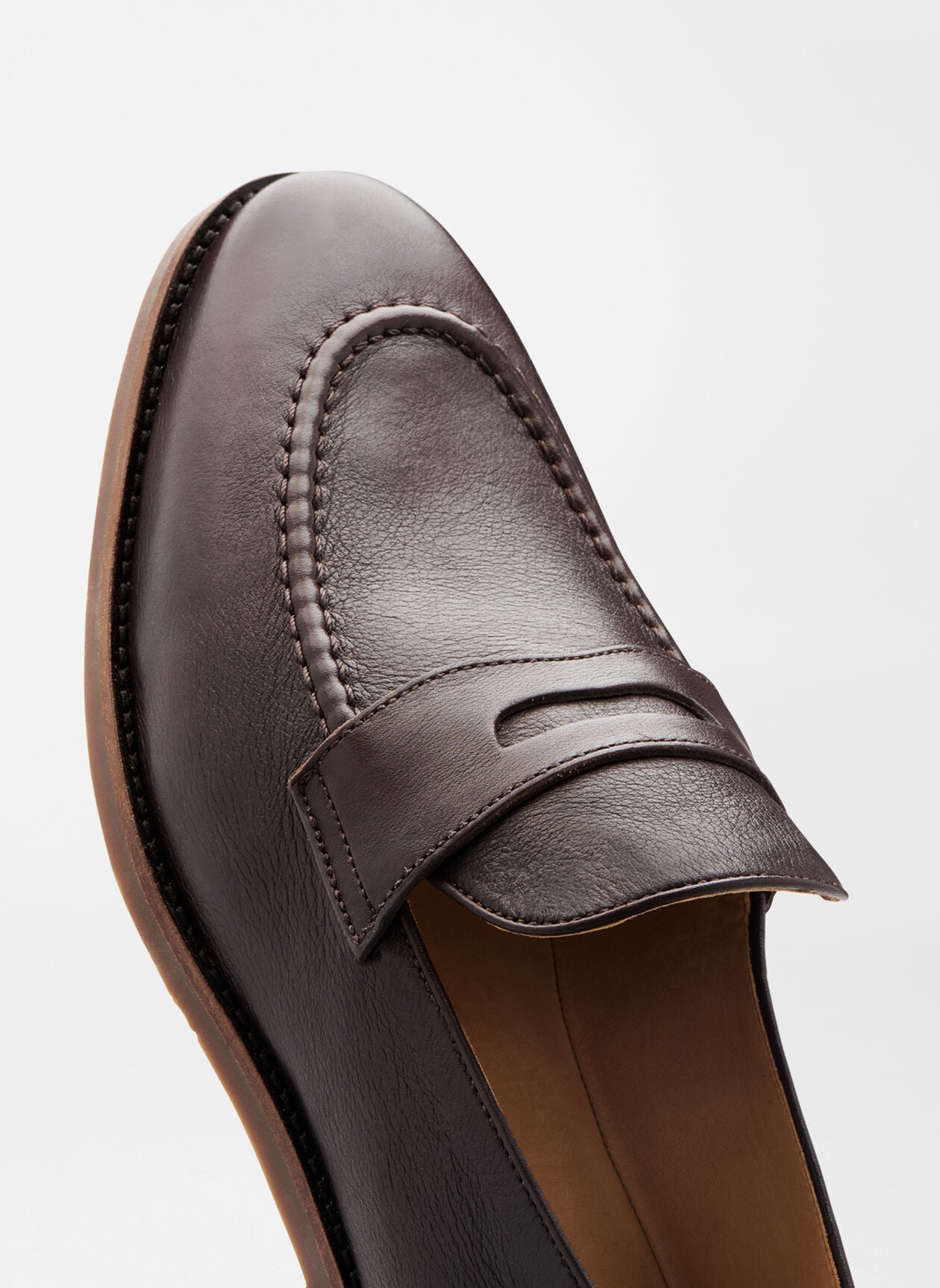  Peter Millar Madison Penny Loafer: Chocolate