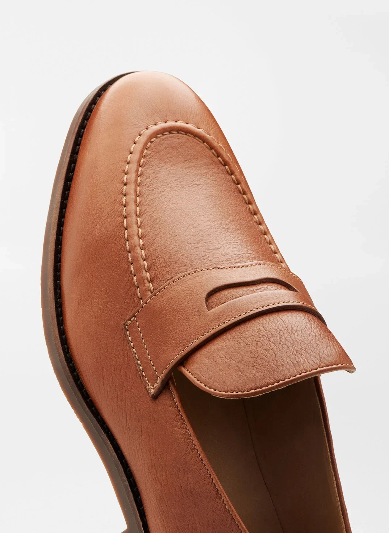  Peter Millar Madison Penny Loafer: Cognac