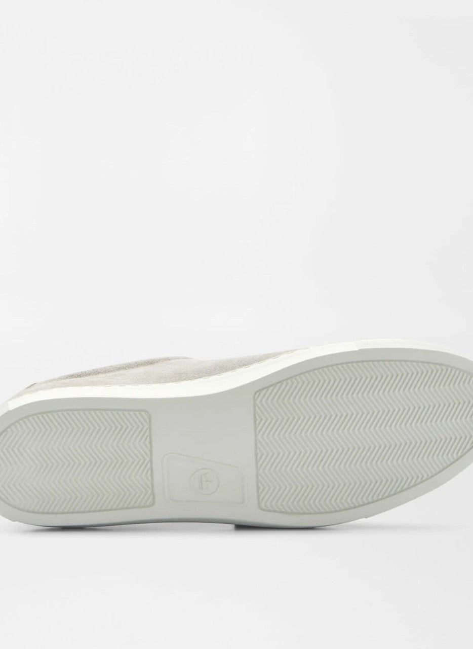  Peter Millar Crown Crafted Vantage Lite Suede Sneaker: Pearl Grey