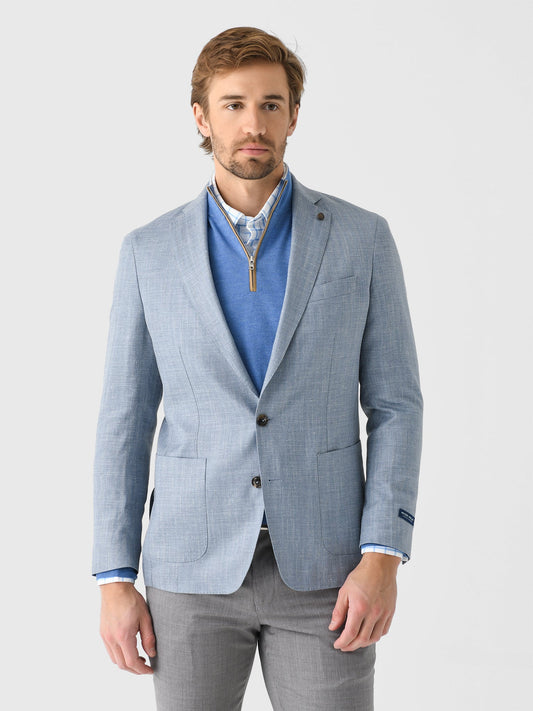  Peter Millar Crown Crafted Men's Gavin Herringbone Soft Jacket