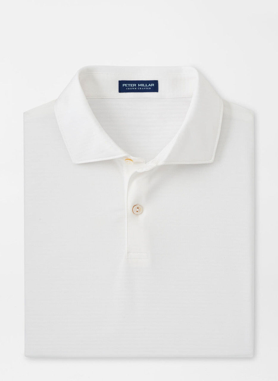  Peter Millar Crown Crafted Empire Performance Jersey Polo: White