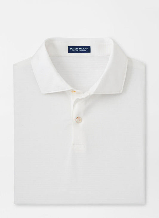  Peter Millar Crown Crafted Empire Performance Jersey Polo: White