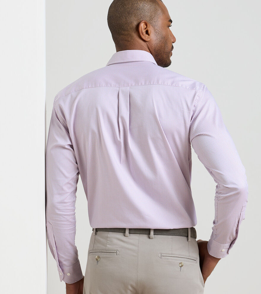  Peter Millar Conway Crown Lite Cotton-Stretch Sport Shirt: Chili Red