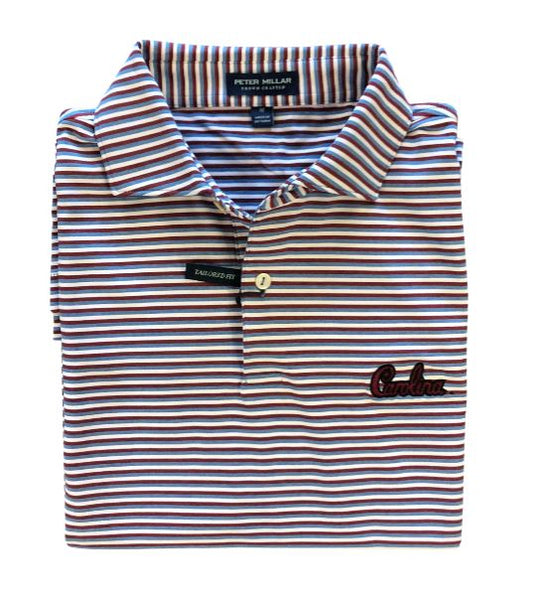  Peter Millar Crown Crafted University Of South Carolina Milton Performance Jersey Polo: Brook Blue