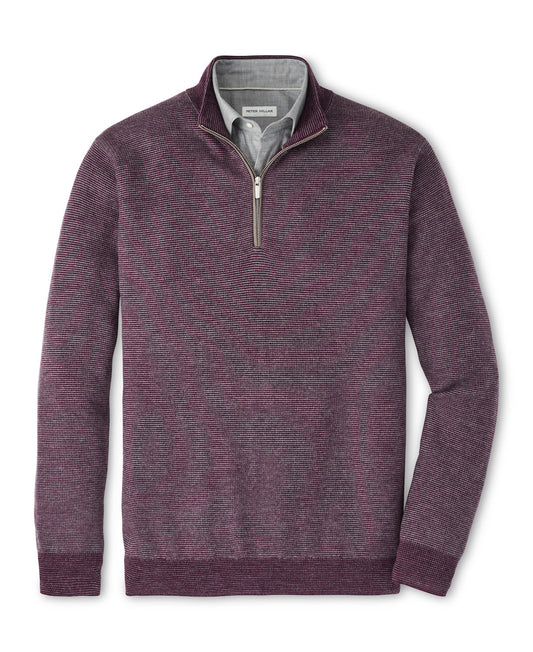  Peter Millar West Quarter-Zip Sweater: Autumn Foliage