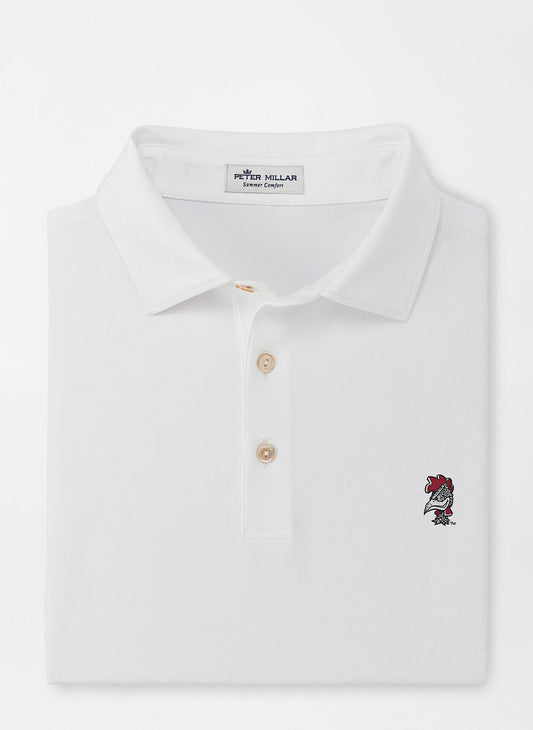  Peter Millar University Of South Carolina Vault Logo Performance Polo: White