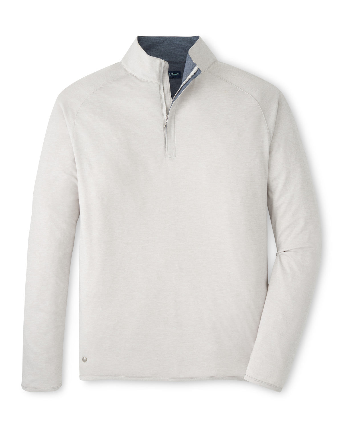  Peter Millar Stealth Performance Quarter-Zip: British Grey