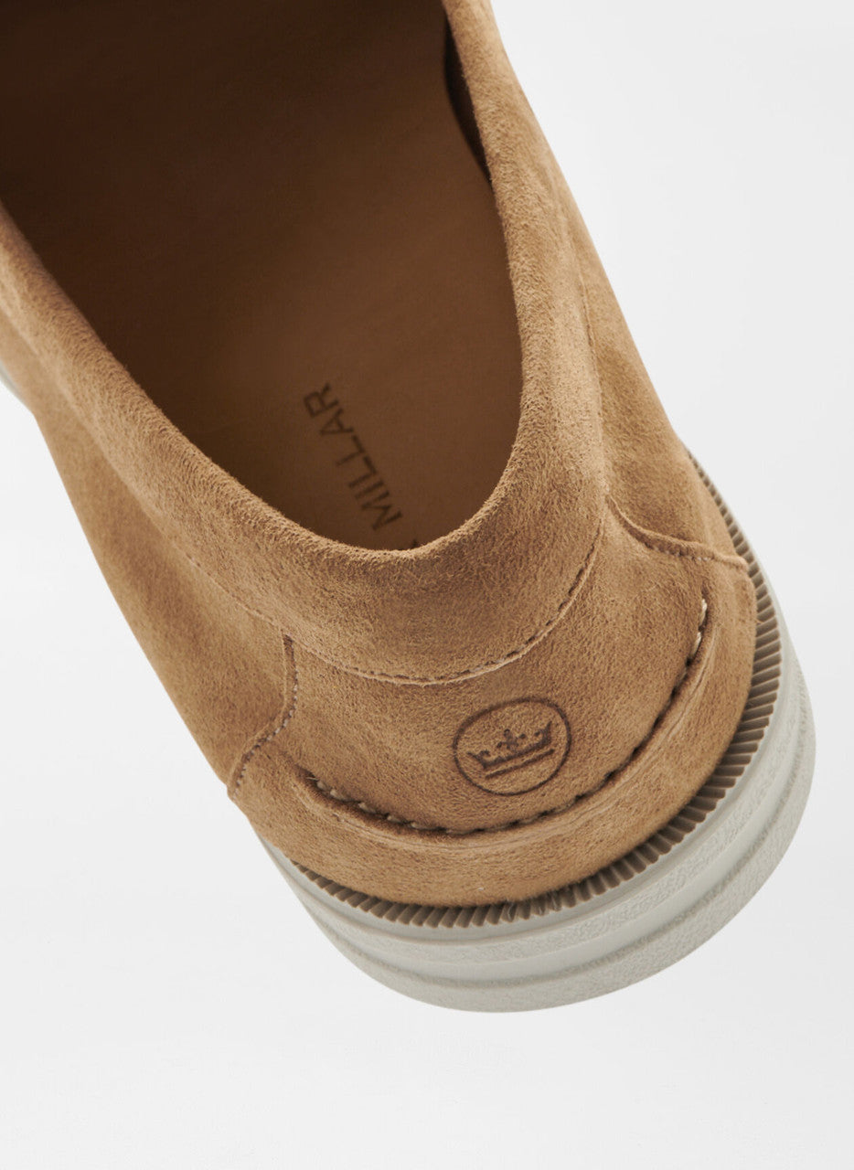  Peter Millar Excursionist Boat Shoe: Whiskey