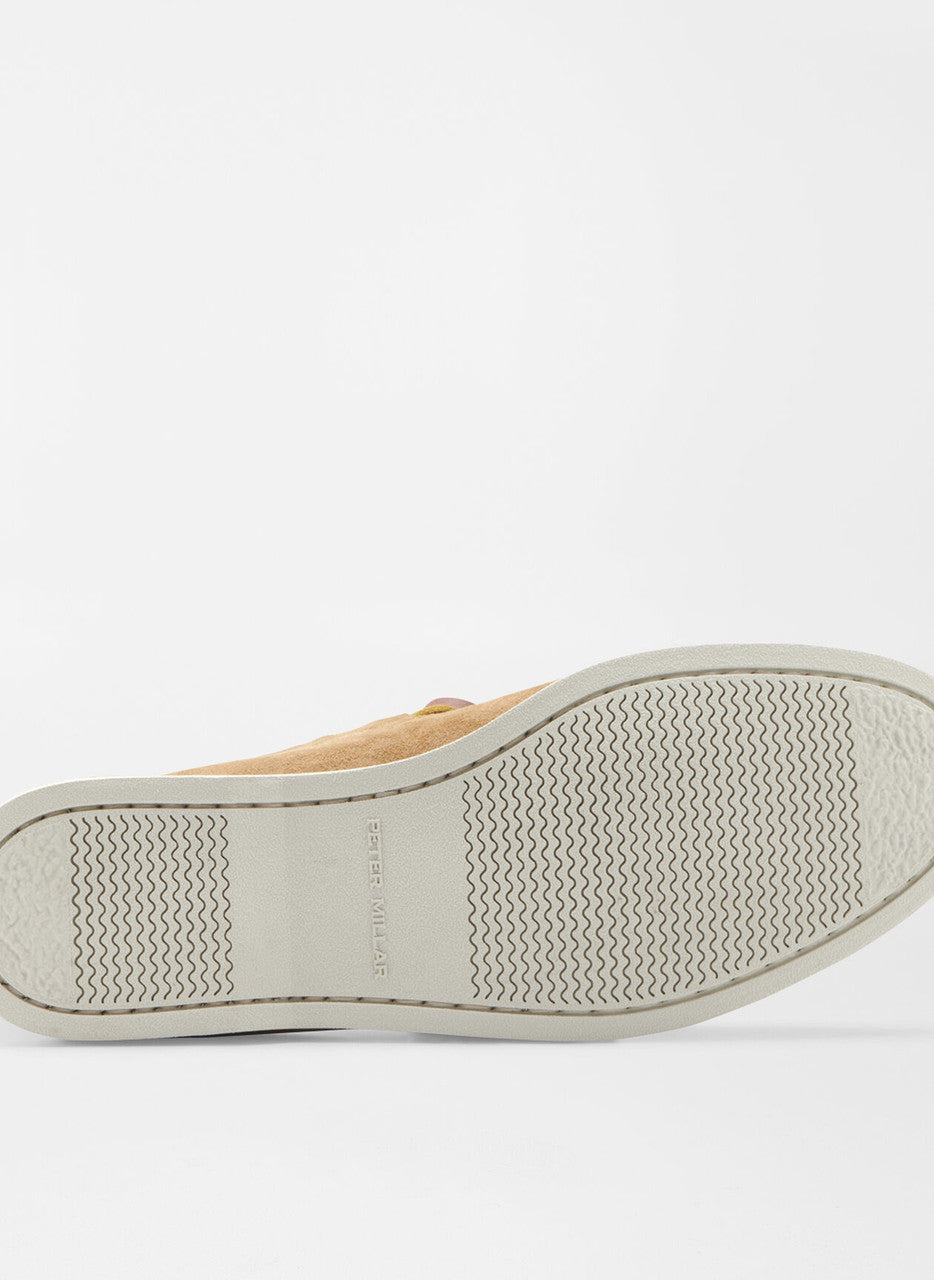  Peter Millar Excursionist Boat Shoe: Whiskey
