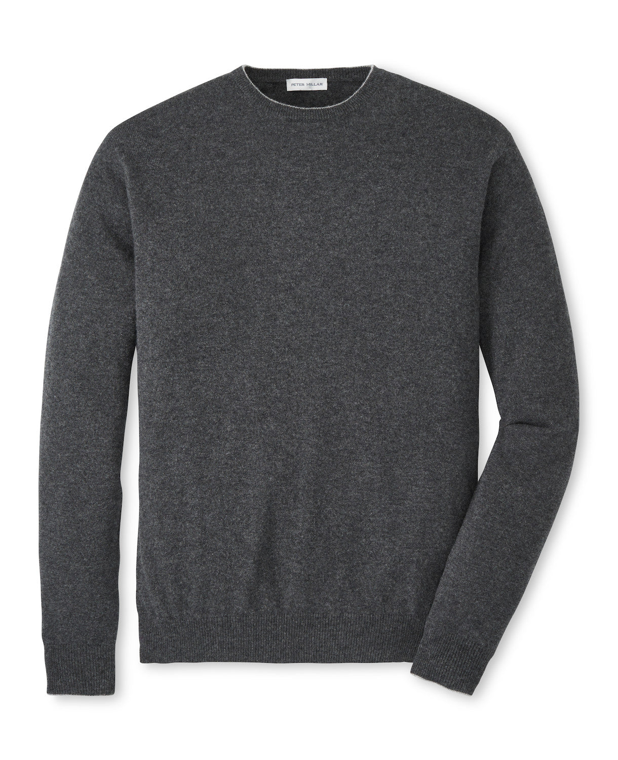  Peter Millar Crown Heritage Cashmere Crewneck Sweater: Charcoal