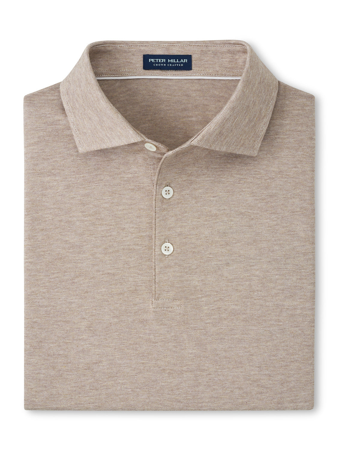  Peter Millar Crown Crafted Excursionist Flex Polo: Antique Walnut