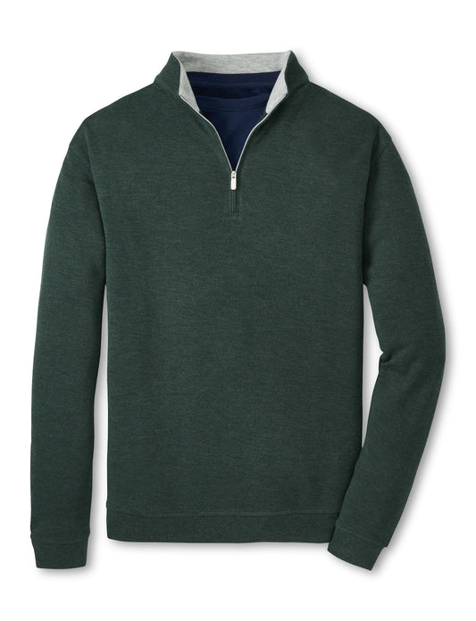  Peter Millar Crown Comfort Pullover: Deep Verdant