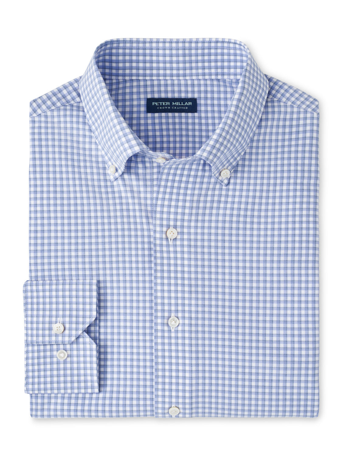  Peter Millar Crown Crafted Mitchell Performance Poplin Sport Shirt: Wisteria