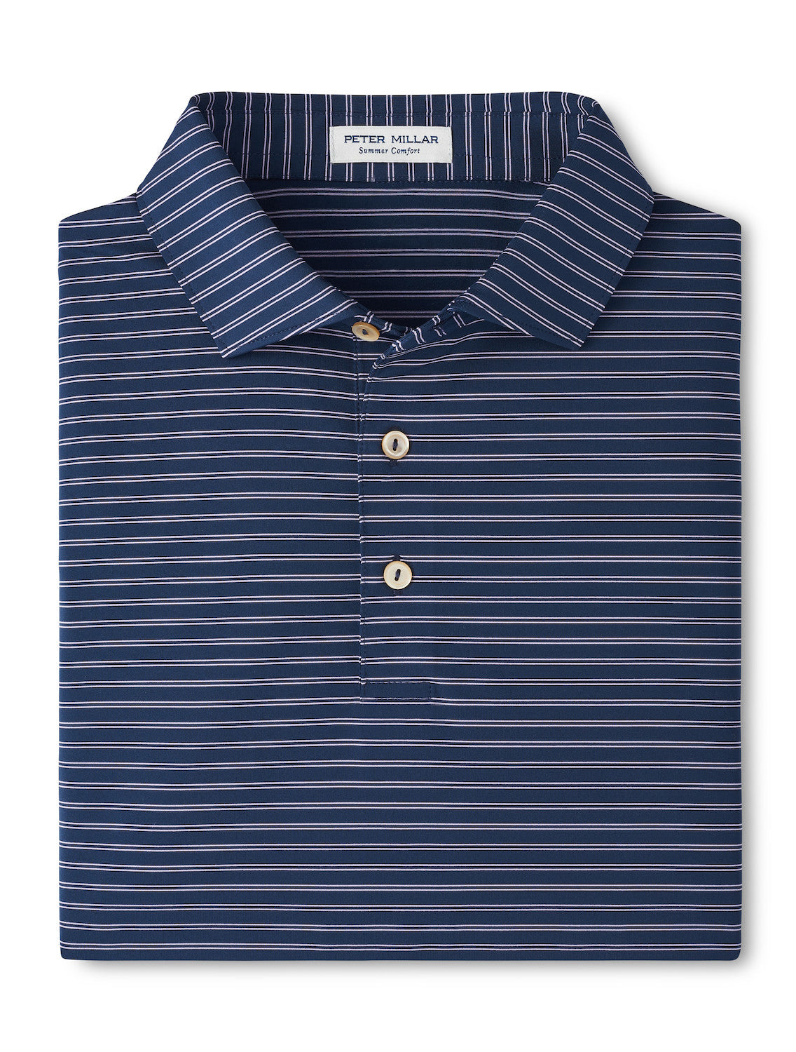  Peter Millar Eden Performance Jersey Polo: Navy