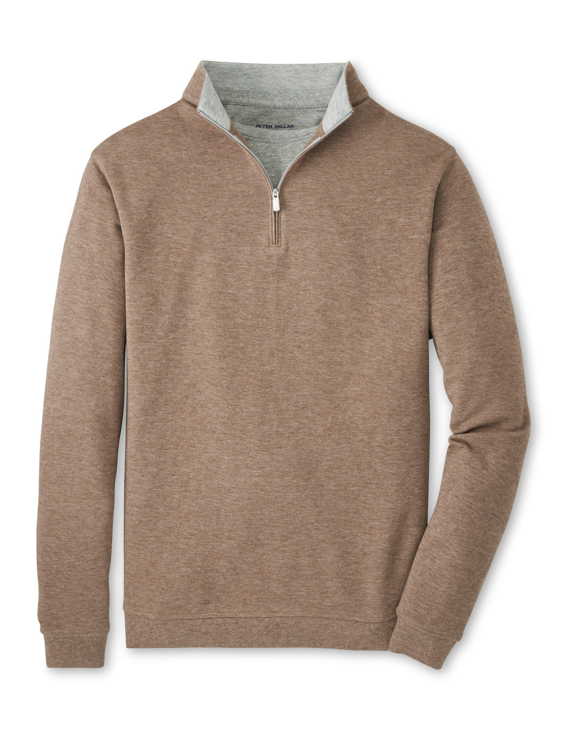  Peter Millar Crown Comfort Pullover: Poplar Brown