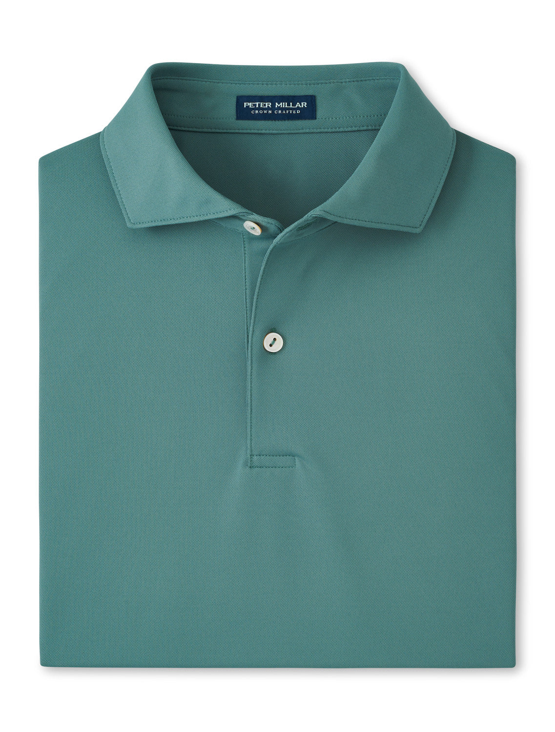  Peter Millar Crown Crafted Soul Performance Mesh Polo: Sherwood