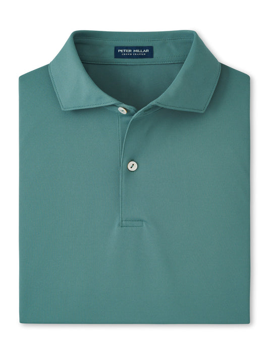  Peter Millar Crown Crafted Soul Performance Mesh Polo: Sherwood