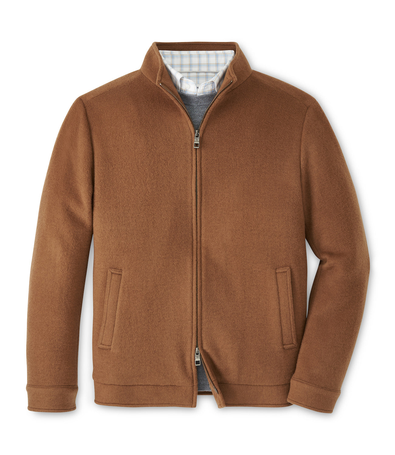  Peter Millar Crown Flex Merino Bomber: Hazelwood