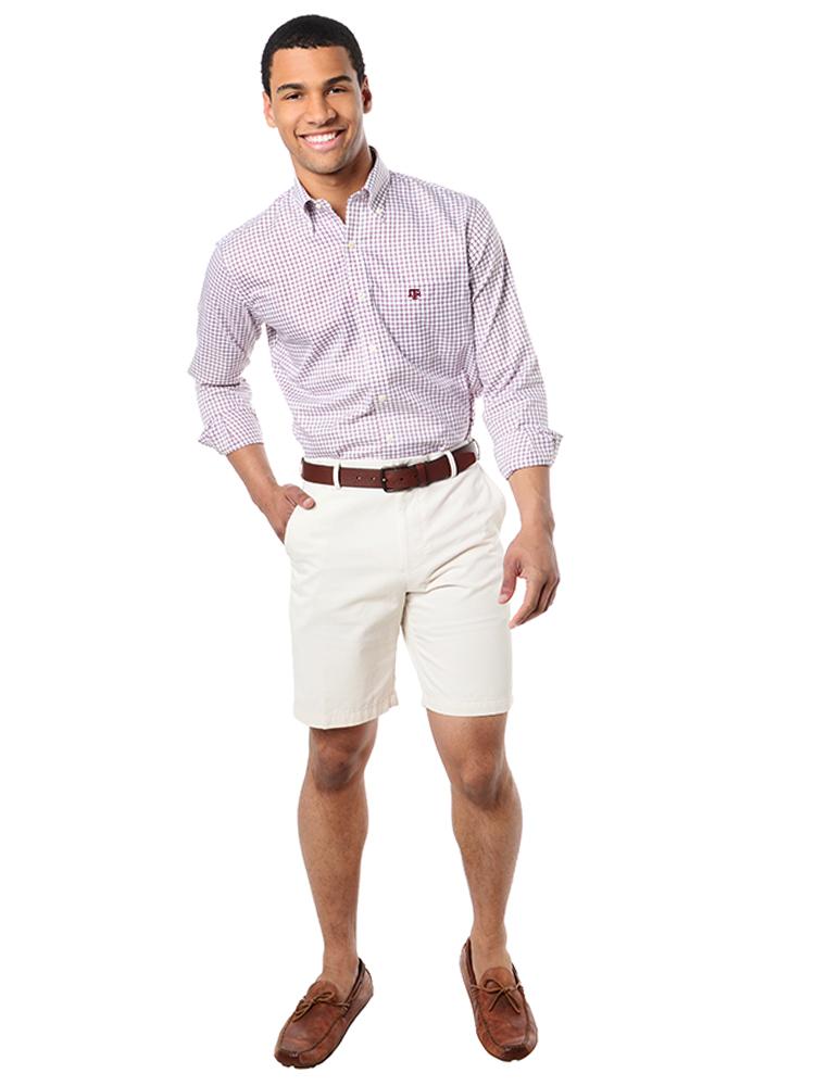  Peter Millar Men's Winston Washed Twill Collegiate Short