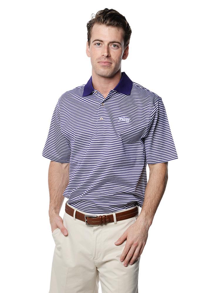  Peter Millar Men's Collegiate Stripe Polo