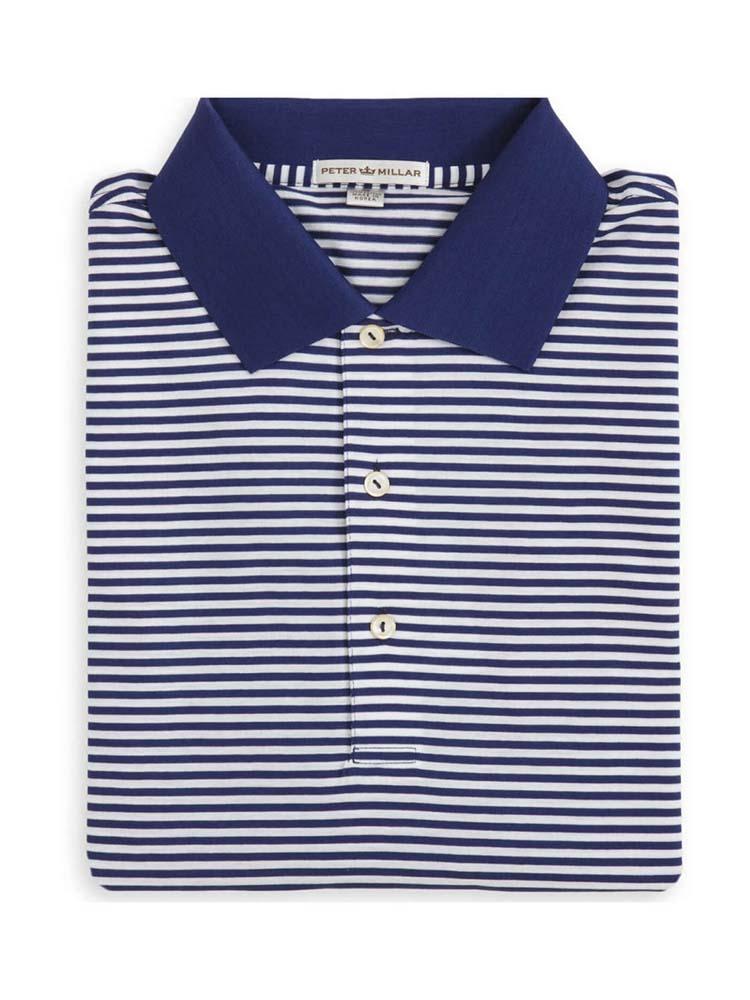  Peter Millar Classic Stripe Lisle Polo