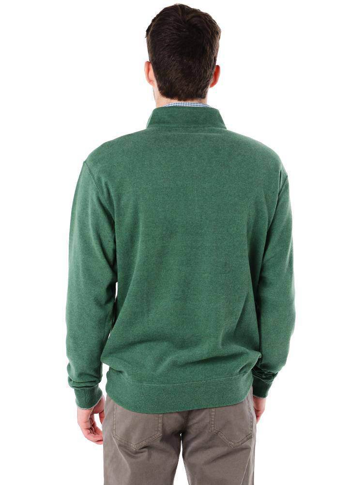  Peter Millar Men's Melange 1/4 Zip Fleece Pullover