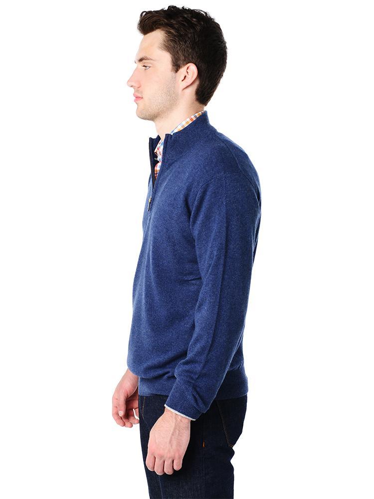  Peter Millar Men's Cashmere 1/4 Zip Pullover