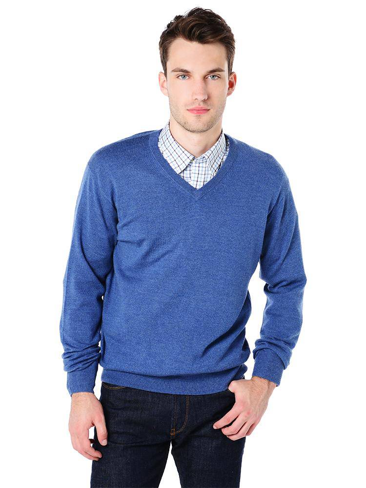  Peter Millar Men's Marino Wool V Neck Sweater