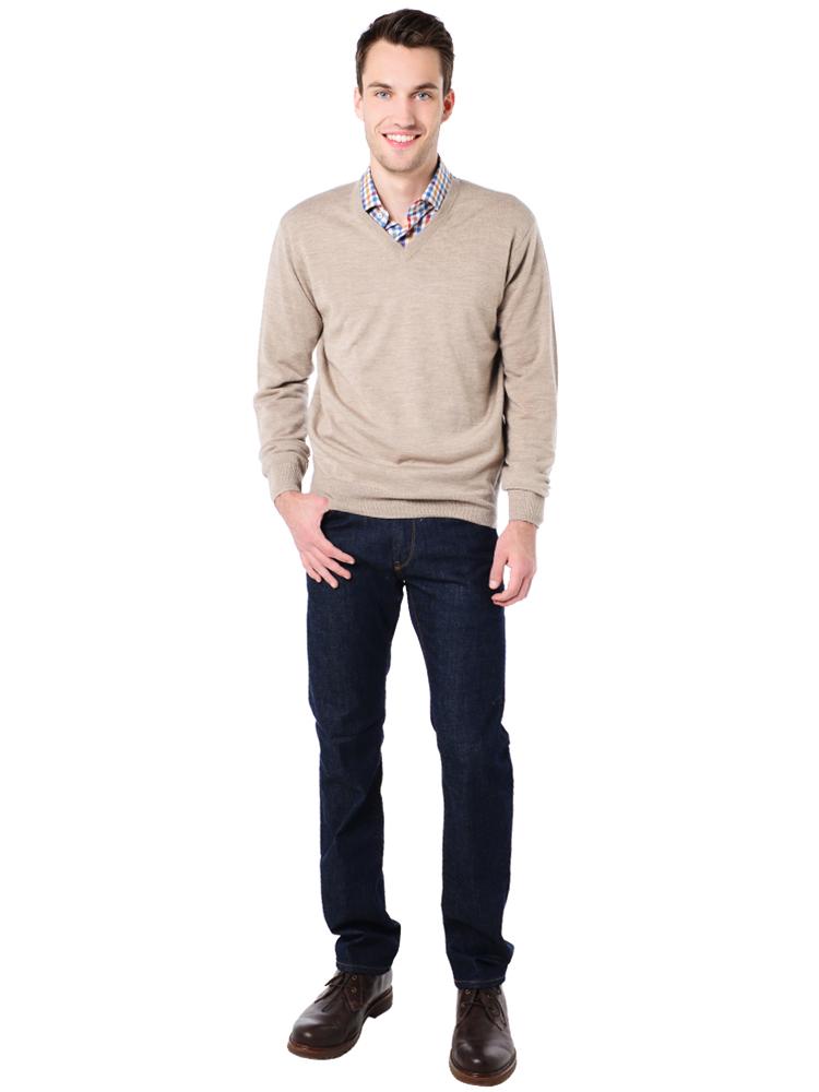  Peter Millar Men's Marino Wool V Neck Sweater