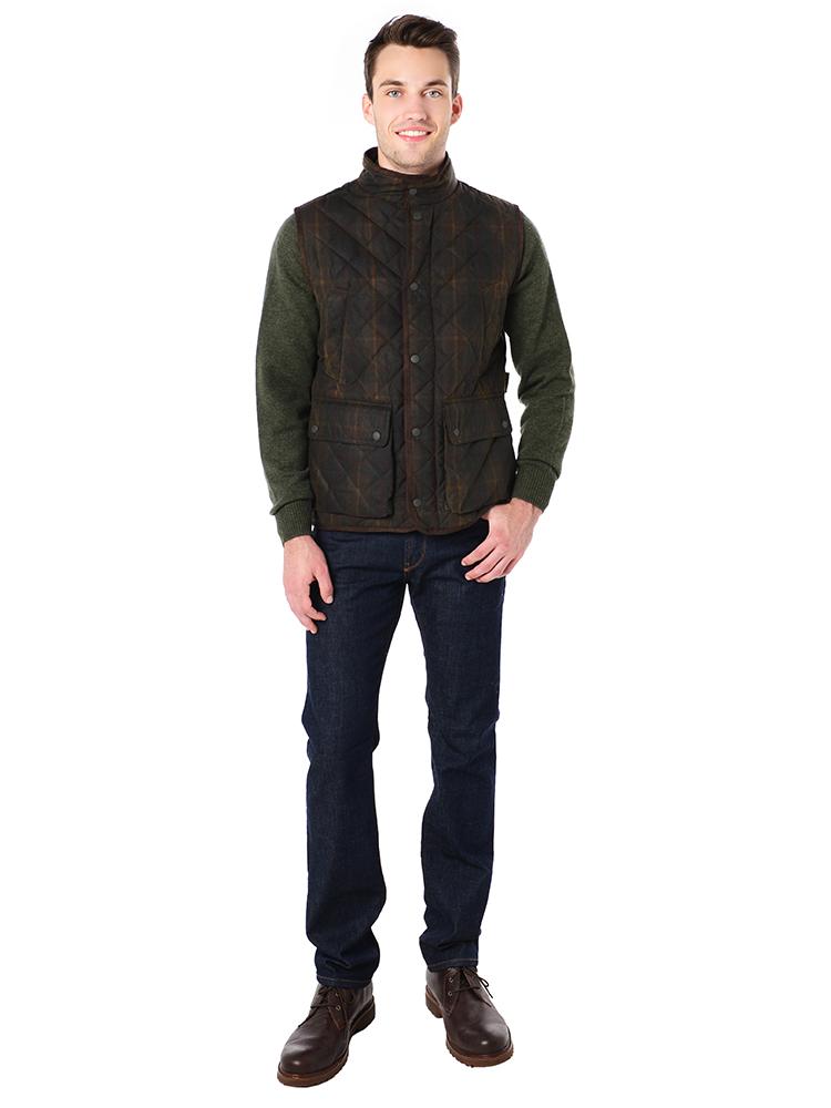  Peter Millar Men's Enfield Quilted Waxed Cotton Vest