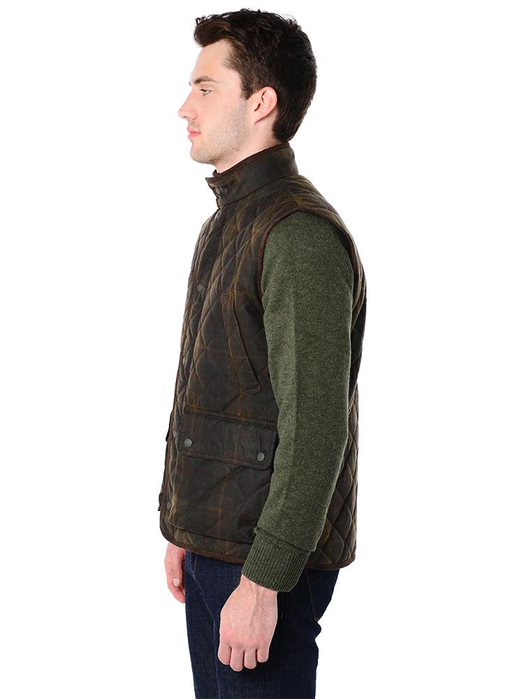  Peter Millar Men's Enfield Quilted Waxed Cotton Vest