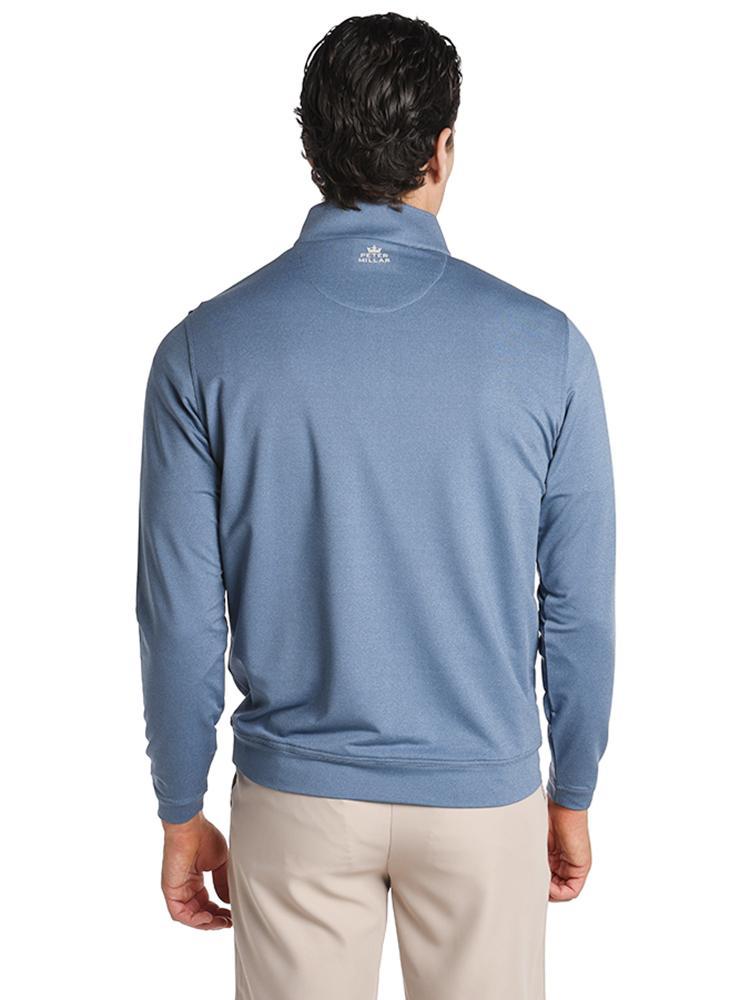  Peter Millar Perth Stretch Melange 1/4 Zip Pullover