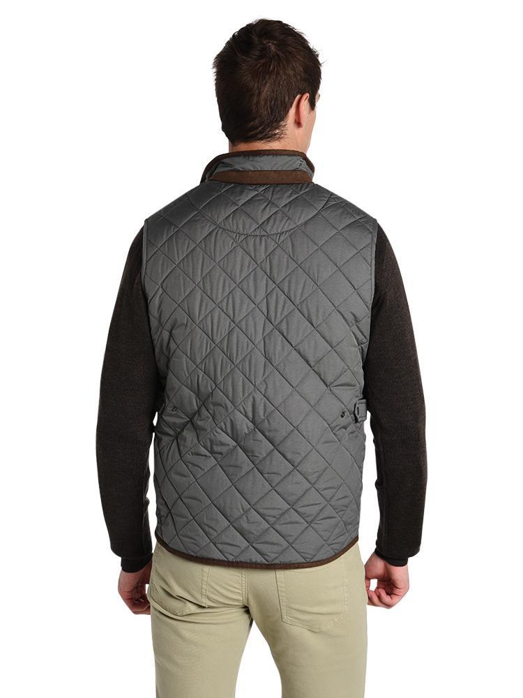  Peter Millar Men's Essex Melange Quilted Vest
