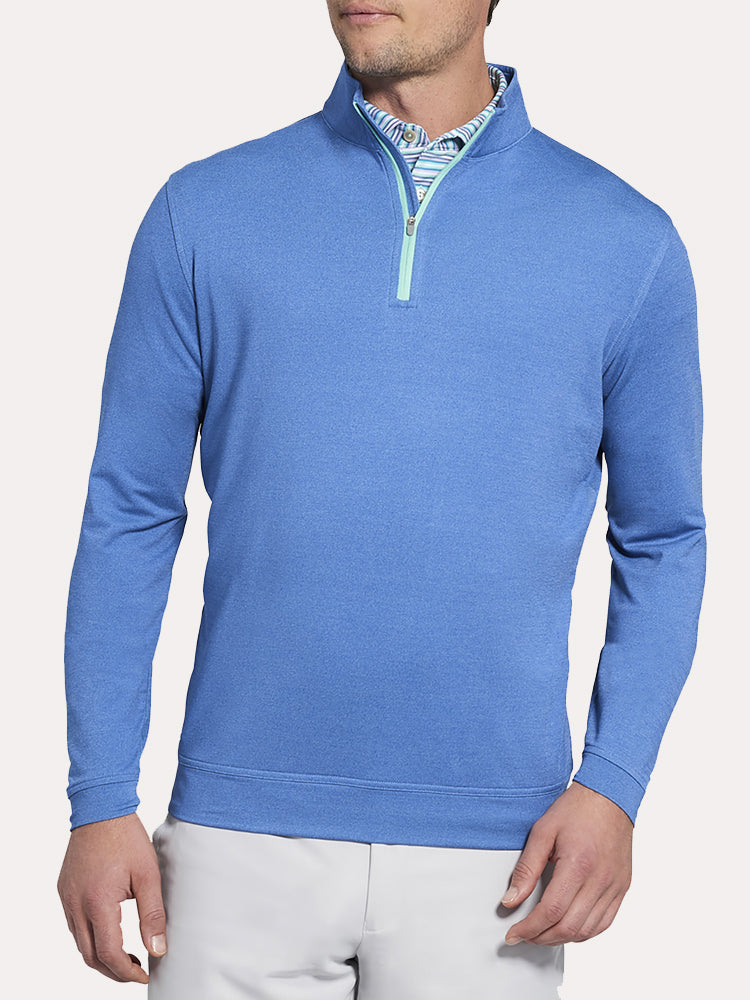  Peter Millar Perth Stretch Loop Melange 1/4 Zip