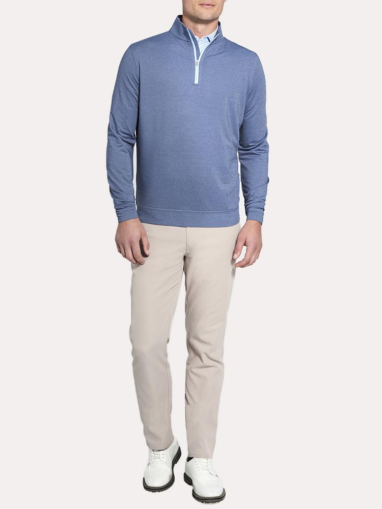  Peter Millar Perth Stretch Loop Melange 1/4 Zip