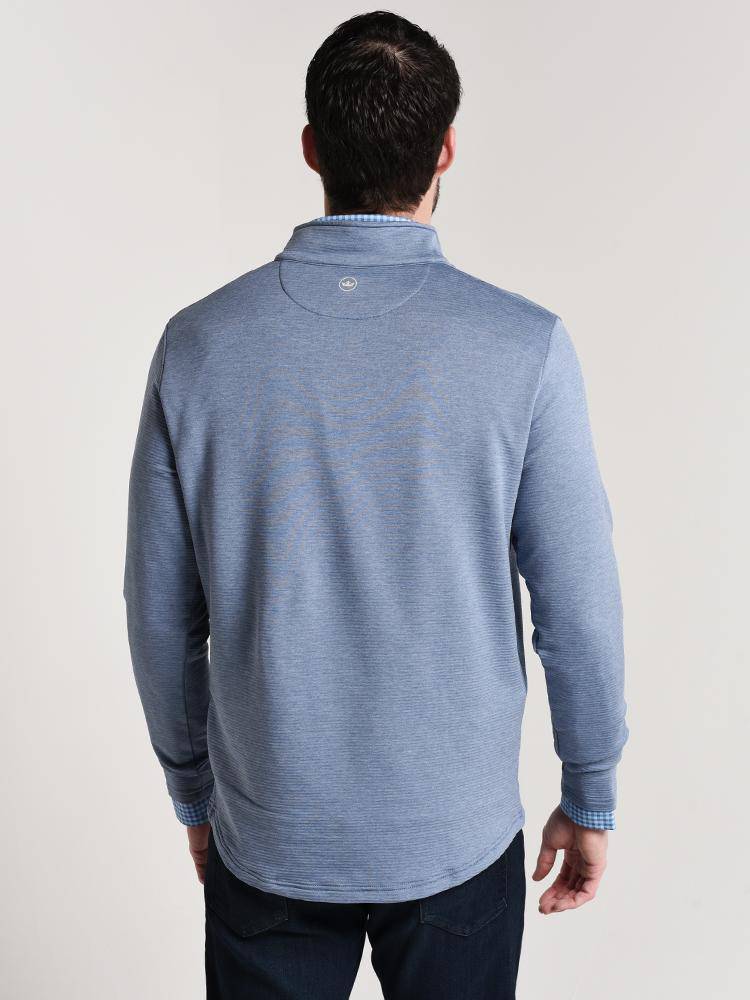  Peter Millar Birchmont Stretch Melange Ribbed Quarter-Zip