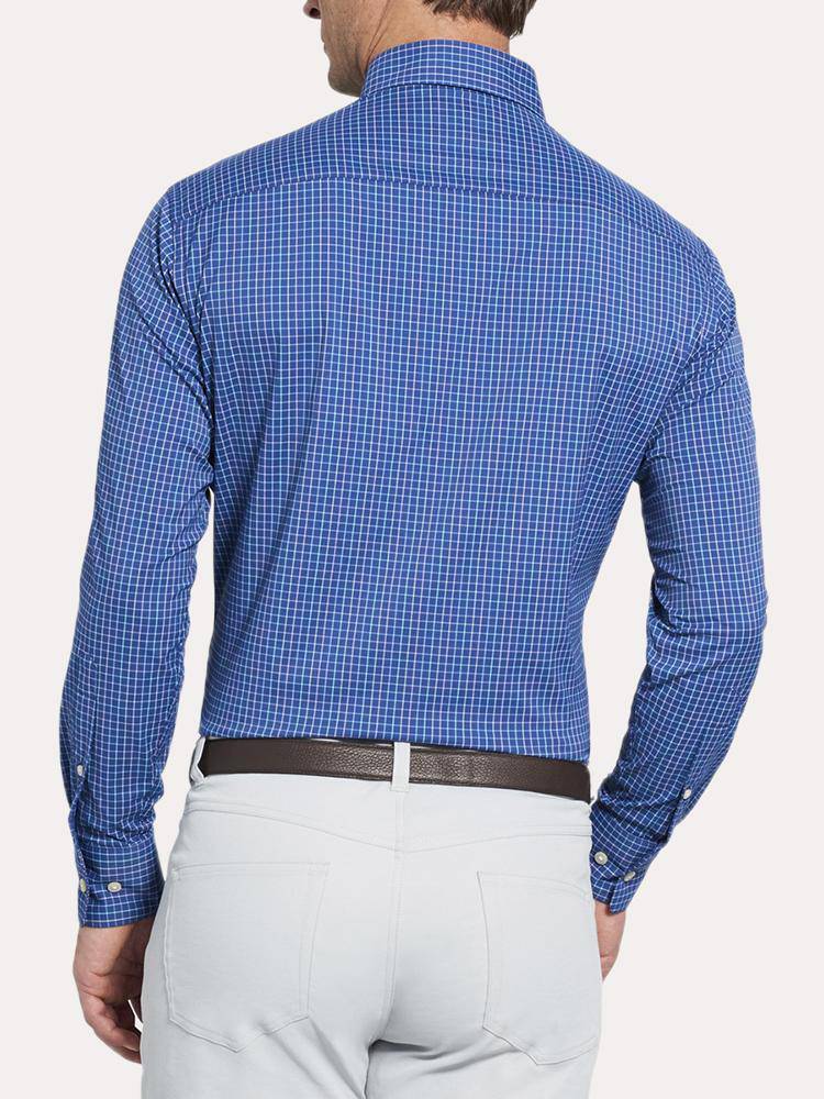  Peter Millar Montgomery Performance Tattersall Woven