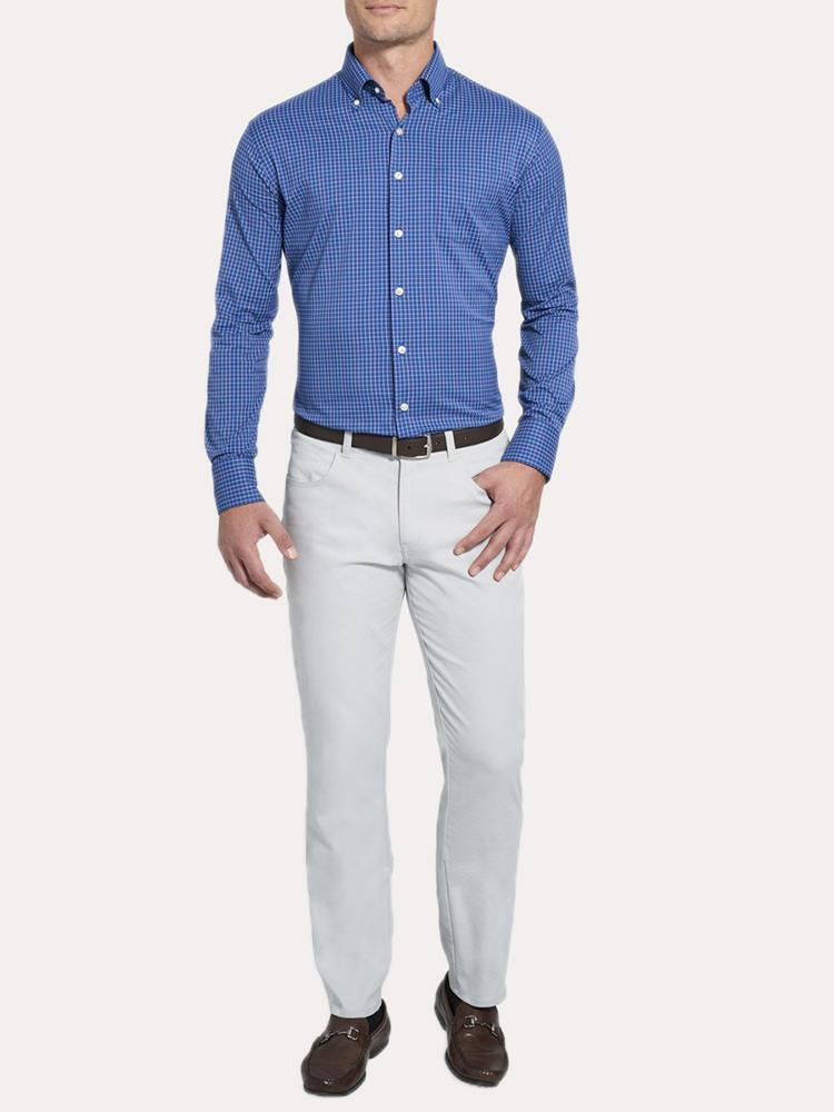  Peter Millar Montgomery Performance Tattersall Woven