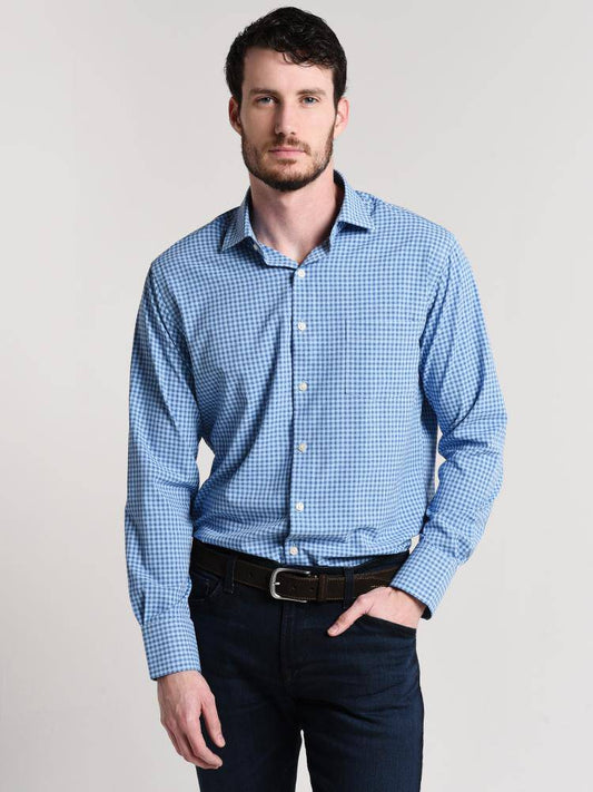  Peter Millar Hills Performance Cotton Touch Sport Shirt
