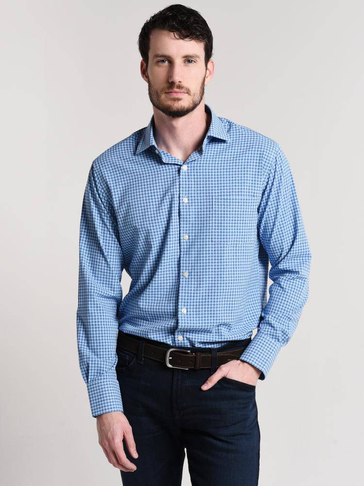  Peter Millar Hills Performance Cotton Touch Sport Shirt